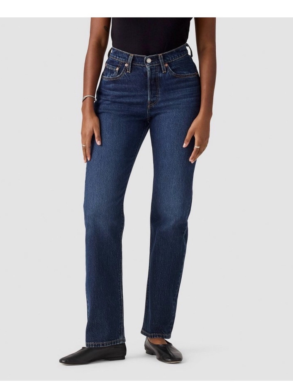 Levi's 501 curve jeans - color mild salsa